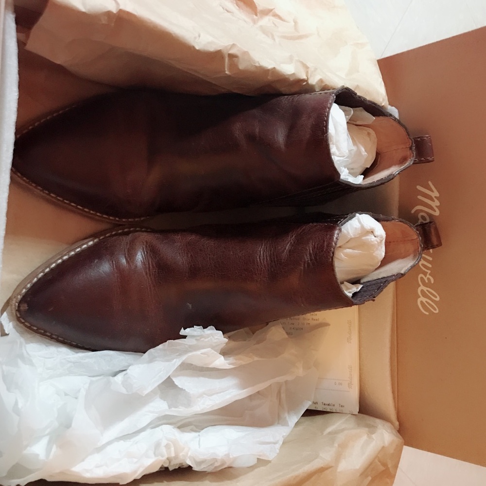 MadeWell stacked heel Chelsea Boots 7.5